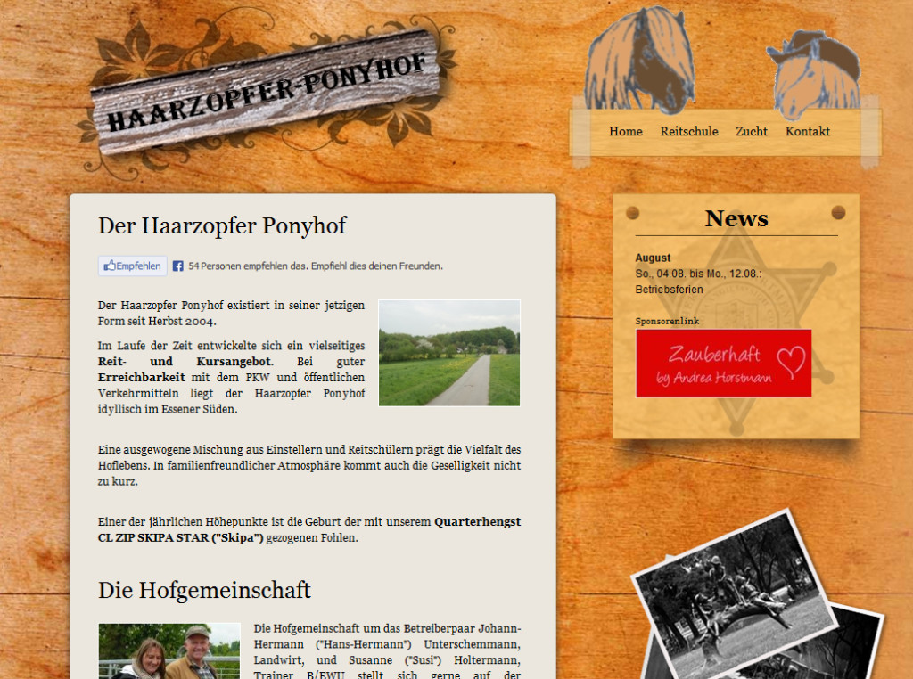 Haarzopfer Ponyhof Essen