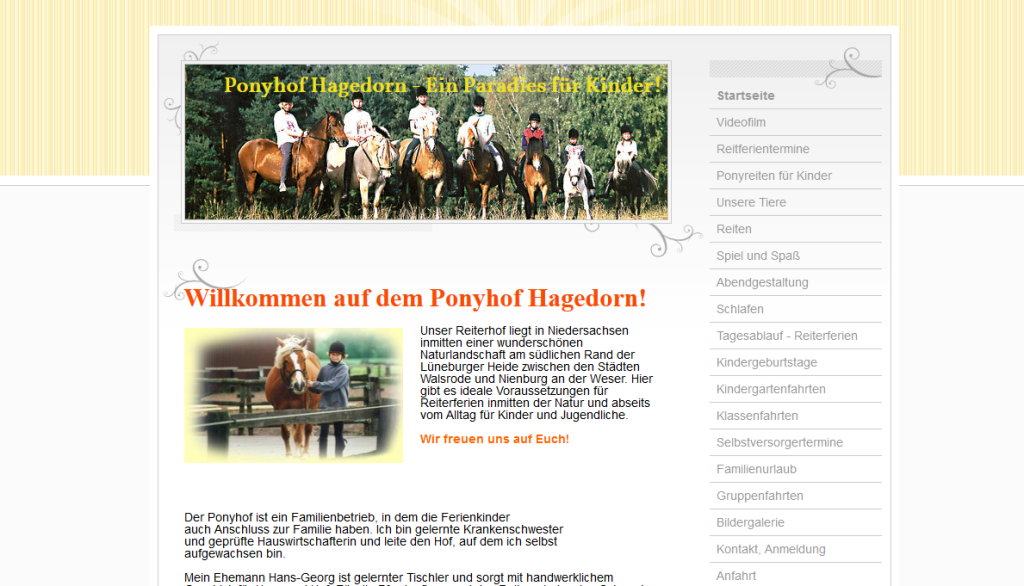 Ponyhof Hagedorn in Steimbke