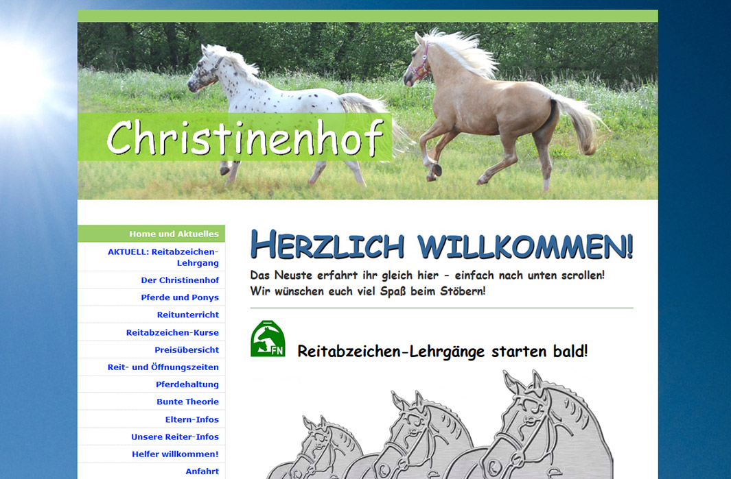 Reitschule Christinenhof, Oranienburg bei Berlin